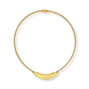 New! Gold classic collar Necklace (1008) NWOT